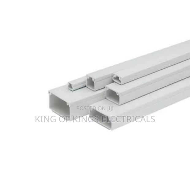 16x25 PVC Trunking Cable Management Duct – White photo 2
