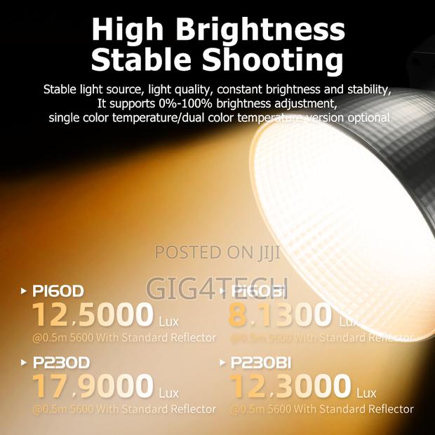 Sutefoto P230bi Bi-Color 230w Video Led Light Bowens Mount photo 6