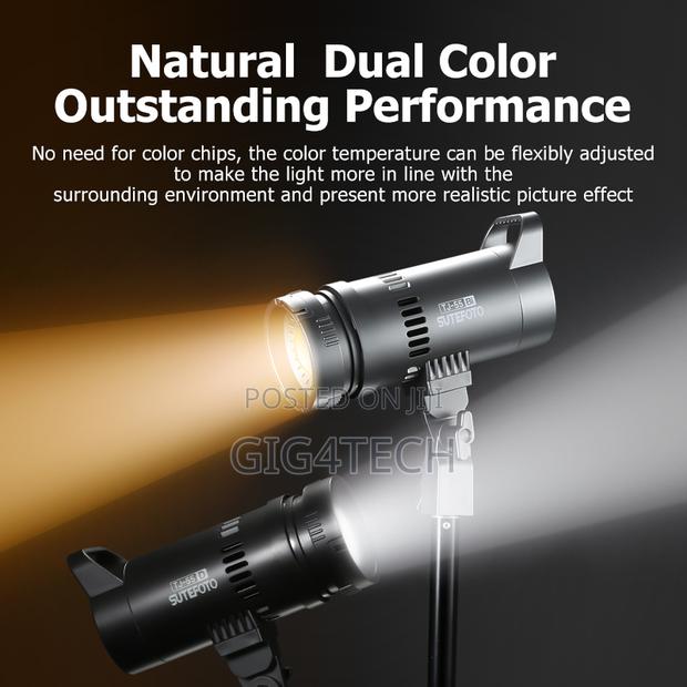 Sutefoto Tj-55bi V2 55w Bi-Color Focus Spotlight