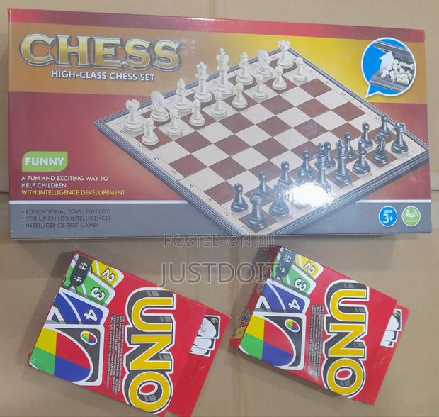 Chess Board Game and 2 Uno Card Games. · Photo 2
