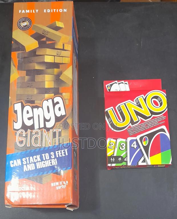 Jenga + Uno Game Set. · Photo 2
