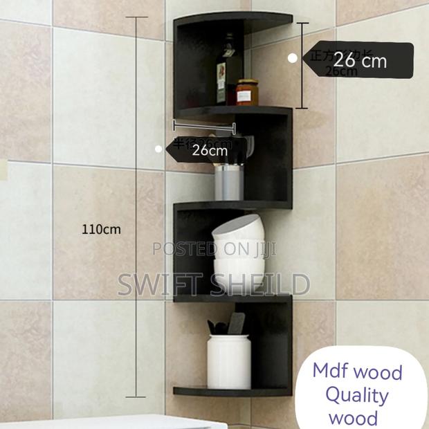 5 Tier Strong Wooden Corner Shelves photo 2