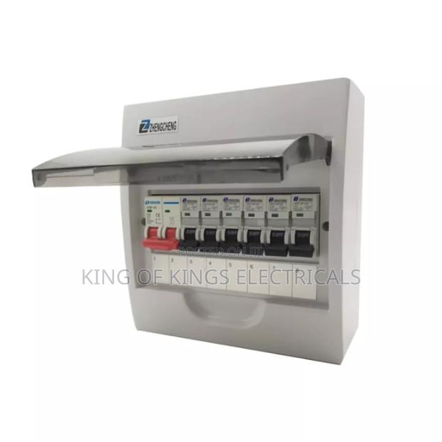 Surface Mount Distribution Box – 8 Way With Main Switch