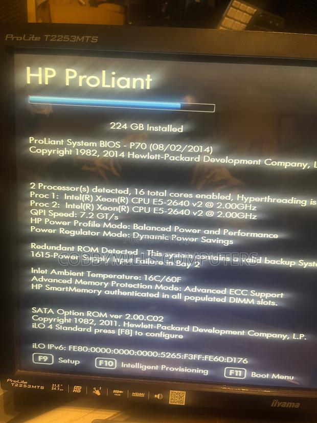 Server HP ProLiant DL380P Gen8 256GB Intel Xeon HDD 3T photo 3