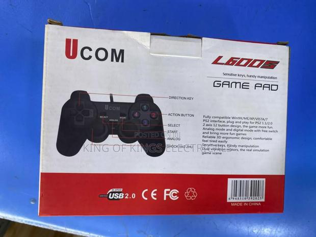 Ucom L6005 Usb Game Pad(Single Pad)–Ergonomic Controler for Pc Console photo 2