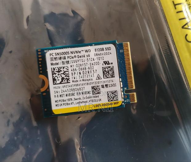Western Digital Sn5000s 512gb 2230 Nvme SSD