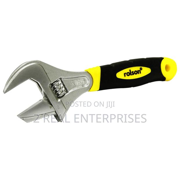 Rolson 19025 2-in-1 Extra Wide Adjustable/Pipe Wrench · Photo 2