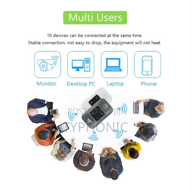Wireless Mobile Router 5 G+ 300 MBPS Speed- All Networks. White · Photo 3