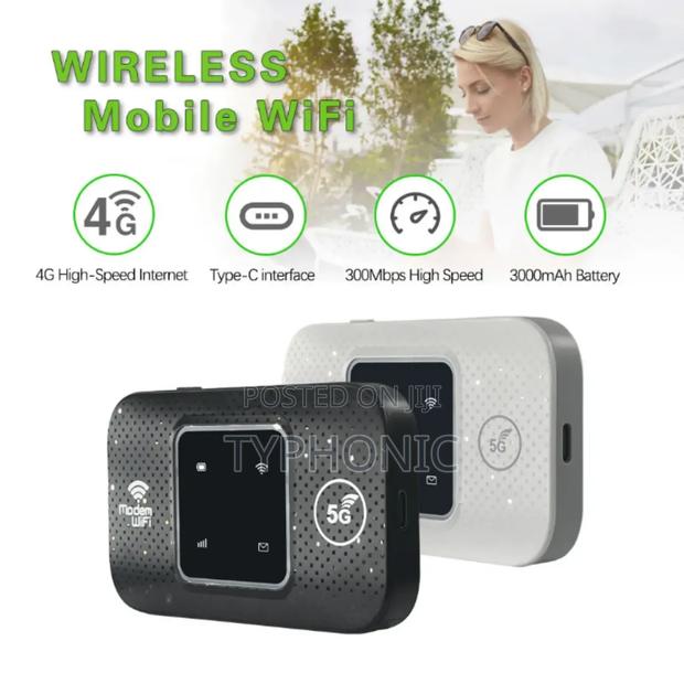 Wireless Mobile Router 5 G+ 300 MBPS Speed- All Networks. White · Photo 4