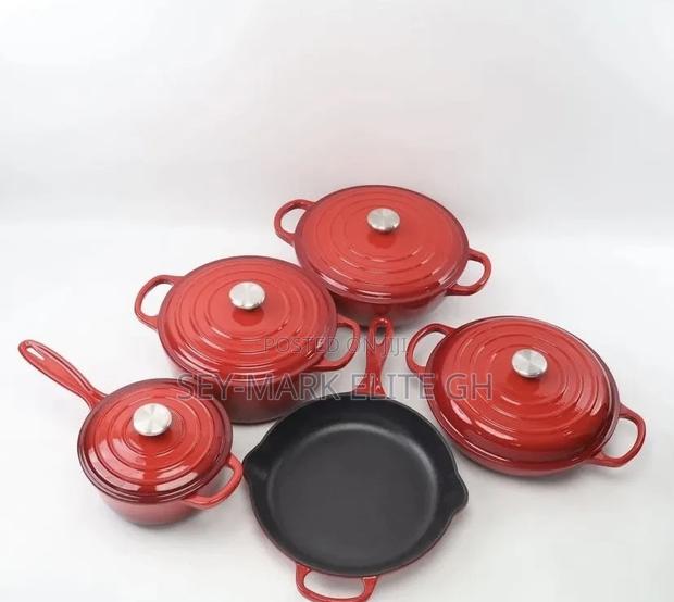 5pcs Set Cast Iron Cookware · Photo 4