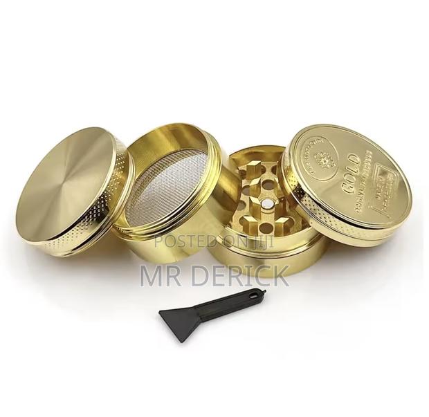 Golden Herbs Grinder 4 Parts Zinc Alloy 40mm Tobacco Crusher 1.57 Inch photo 3