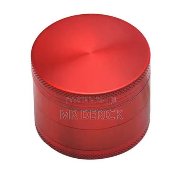 Red Mini 40mm 4 Layers Dry Herb Grinder or Crusher Metal Zinc Alloy