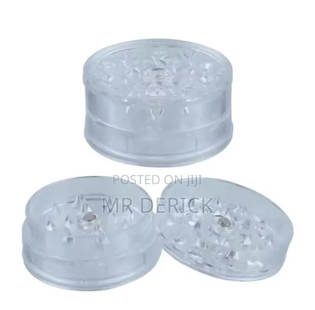 Plastic Mini 3 Layer Tobacco Grinder Smoke Cutter Cigarette Crusher photo 2