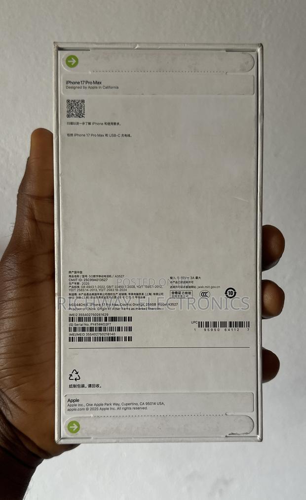 New Apple iPhone 17 Pro Max 256 GB Orange photo 2
