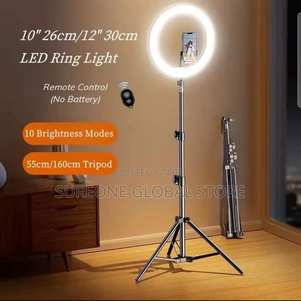 12 Inches Led Ring Light With Stand,