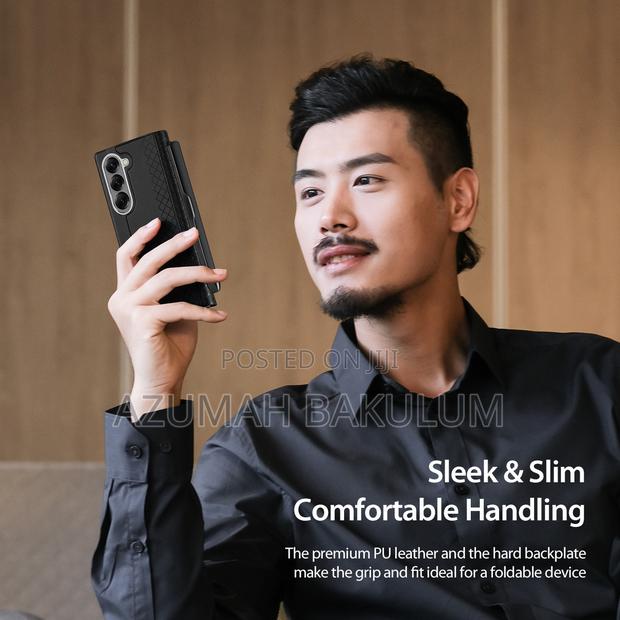 Samsung Galaxy Z Fold 7 Brill Leather Flip Case With S Pen photo 3
