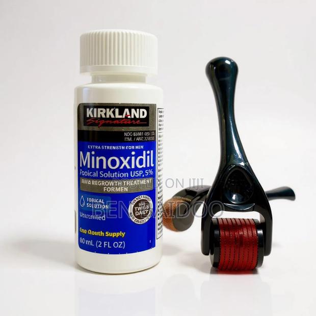 Kirkland Men's Hair Oil and Derma Roller Hair Growth Needle · Photo 2