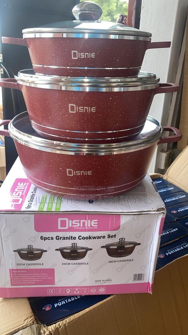 6pcs Granite Nonstick Cookware