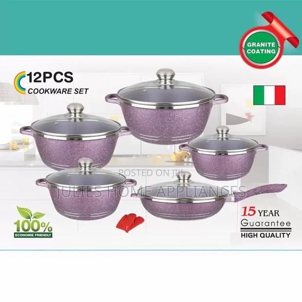 12pcs Granite Nonstick Cookware photo 3