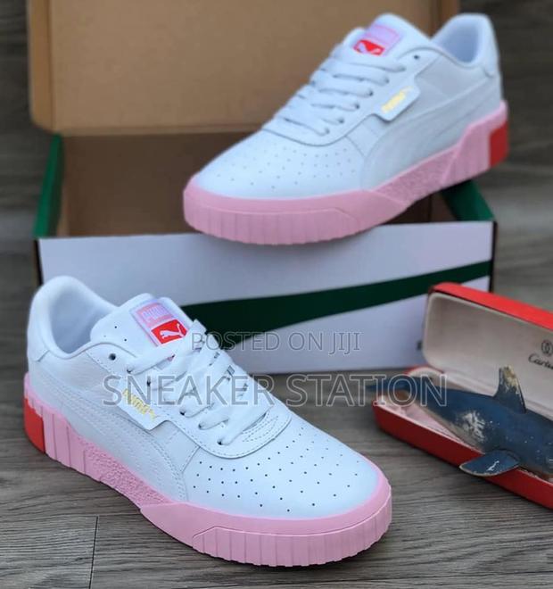 Quality Puma Cali White/Pink Sneakers · Photo 4