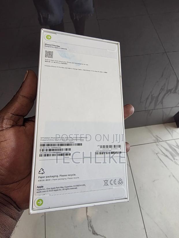 New Apple iPhone 17 Pro Max 512 GB Silver