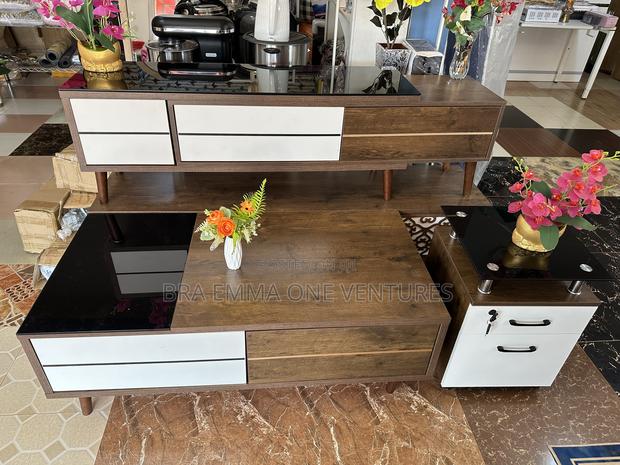 Set Of Tv Stand,Center Table And Bedside Drawer · Photo 4