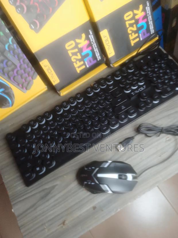 T-Wolf 2in1 Backlight Keyboard or 2in1 Gaming Keyboard photo 3