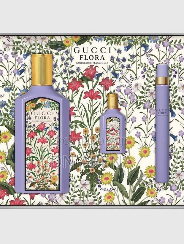 Gucci Flora Gorgeous Magnolia Eau De Parfum Gift Set. photo 2