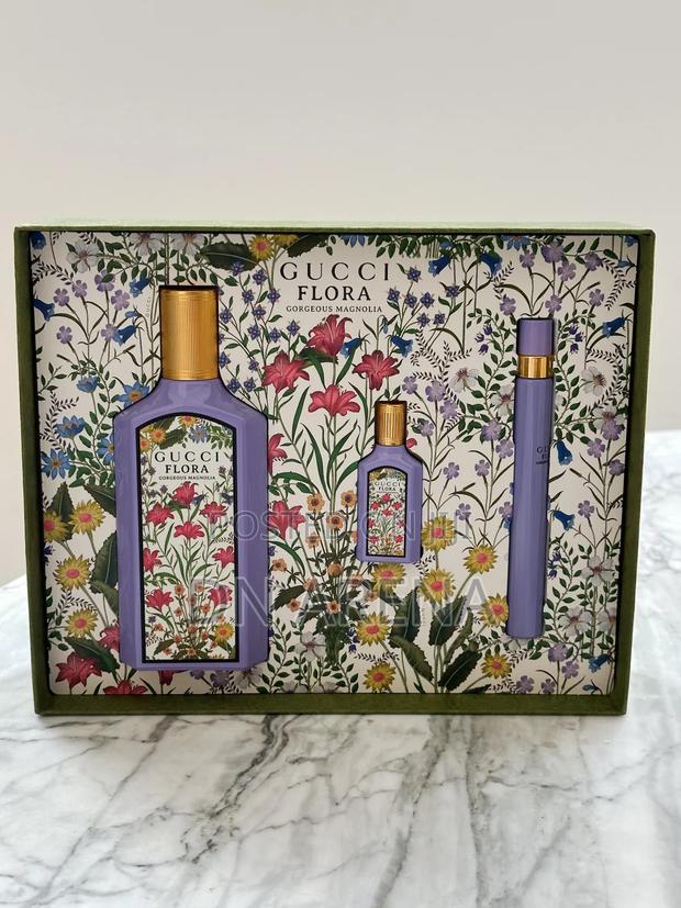 Gucci Flora Gorgeous Magnolia Eau De Parfum Gift Set. photo 3
