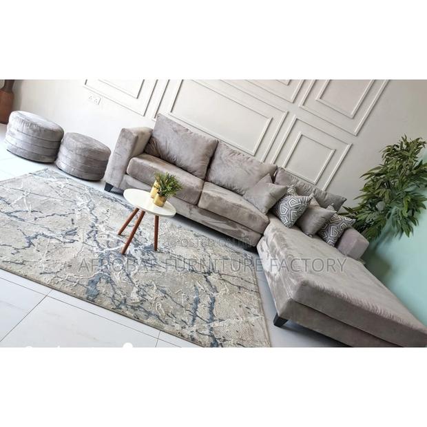Best Quality Ghanaian Made Sofa Chairs L -Shaped Design With Tables · Photo 2