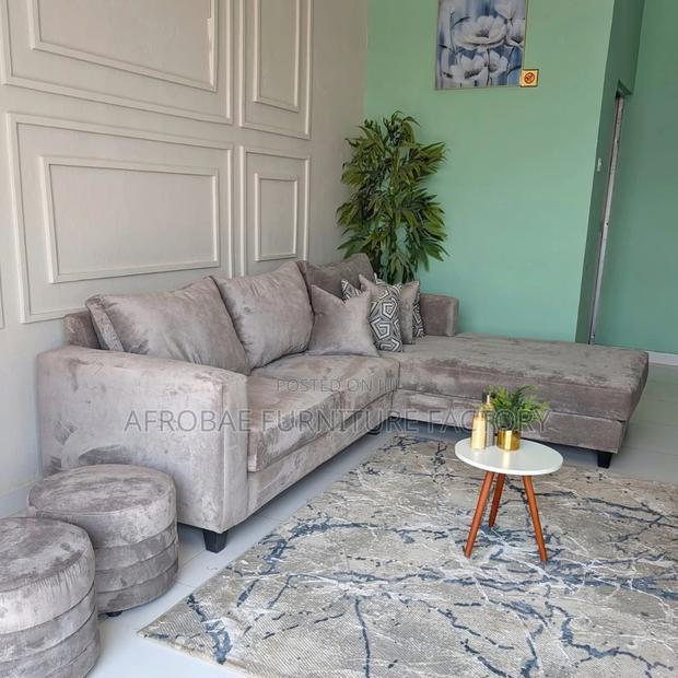 Modern L- Shaped Sofa Chairs Set Quality and Affordable · Photo 2