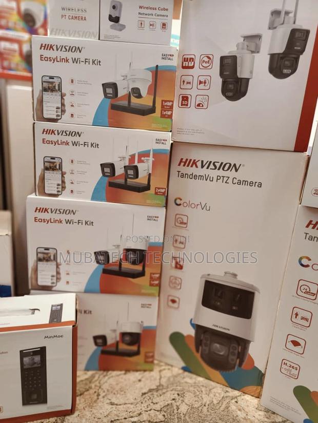 Hikvision Wifi Ip Wireless Kit With 2x4mp Camera Built-in Speaker Mic · Photo 4