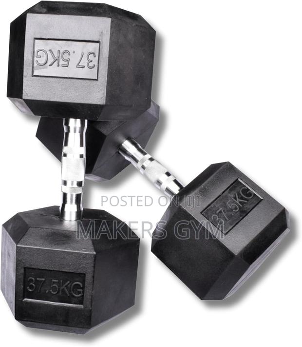 37.5kg Dumbbells Pair