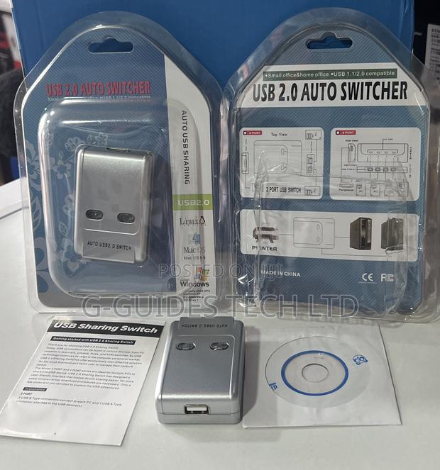 2-Port Usb Printer Switch, 2-Port Usb Auto Sharing Switch photo 2