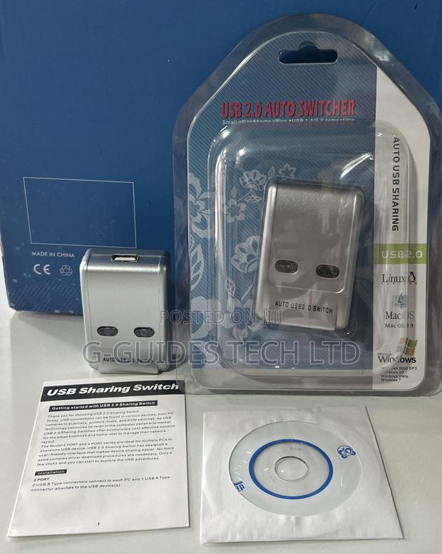 2-Port Usb Printer Switch, 2-Port Usb Auto Sharing Switch photo 4
