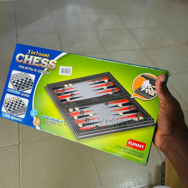 Chess Board Game 3in 1