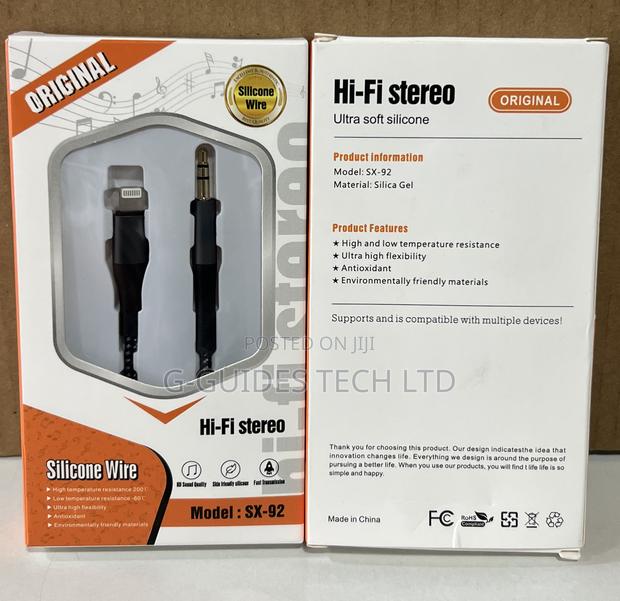 iPhone to 3.5mm Audio Jack Cable, Hi-Fi Stereo Silicone Cable photo 4