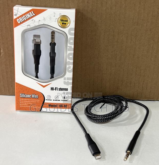 iPhone to 3.5mm Audio Jack Cable, Hi-Fi Stereo Silicone Cable photo 3
