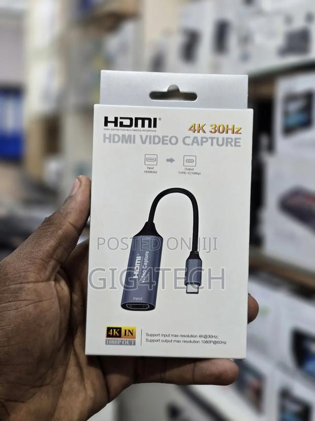 Hdmi Video Capture Card 30hz for Phone Pc Laptop Console Camera Tab