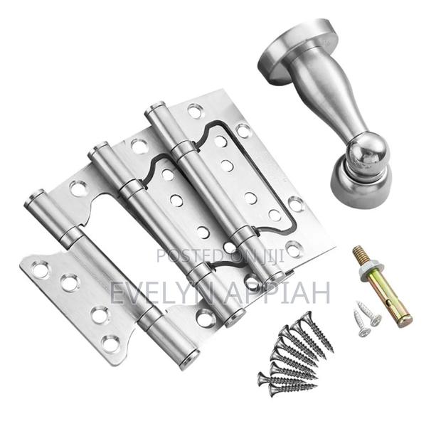 3pcs Door Hinges With Door Stopper