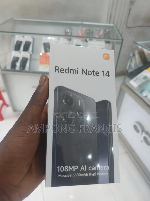 New Xiaomi Redmi Note 14 256 GB Black · Photo 1