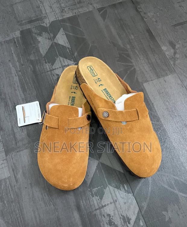 Birkenstock Boston Suede Brown · Photo 3