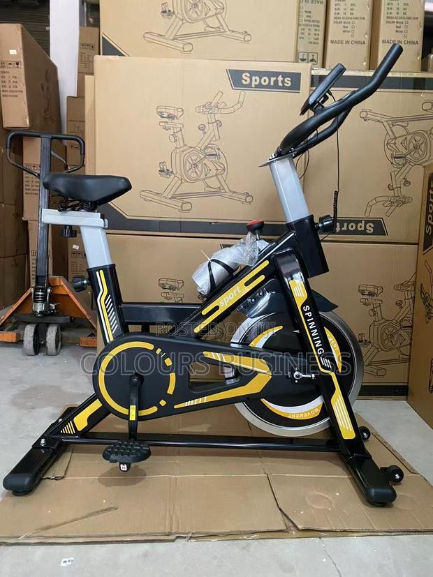 Exercising Stationary Bike · Photo 2