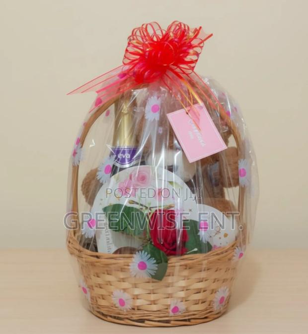 Thoughtful Celebration Gift Basket With Teddy Bear & Sparkling Wine photo 2