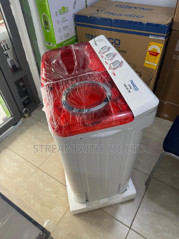 Nasco 8kg High-speed Spin | Twin Top | Semi Auto | Washing Machine