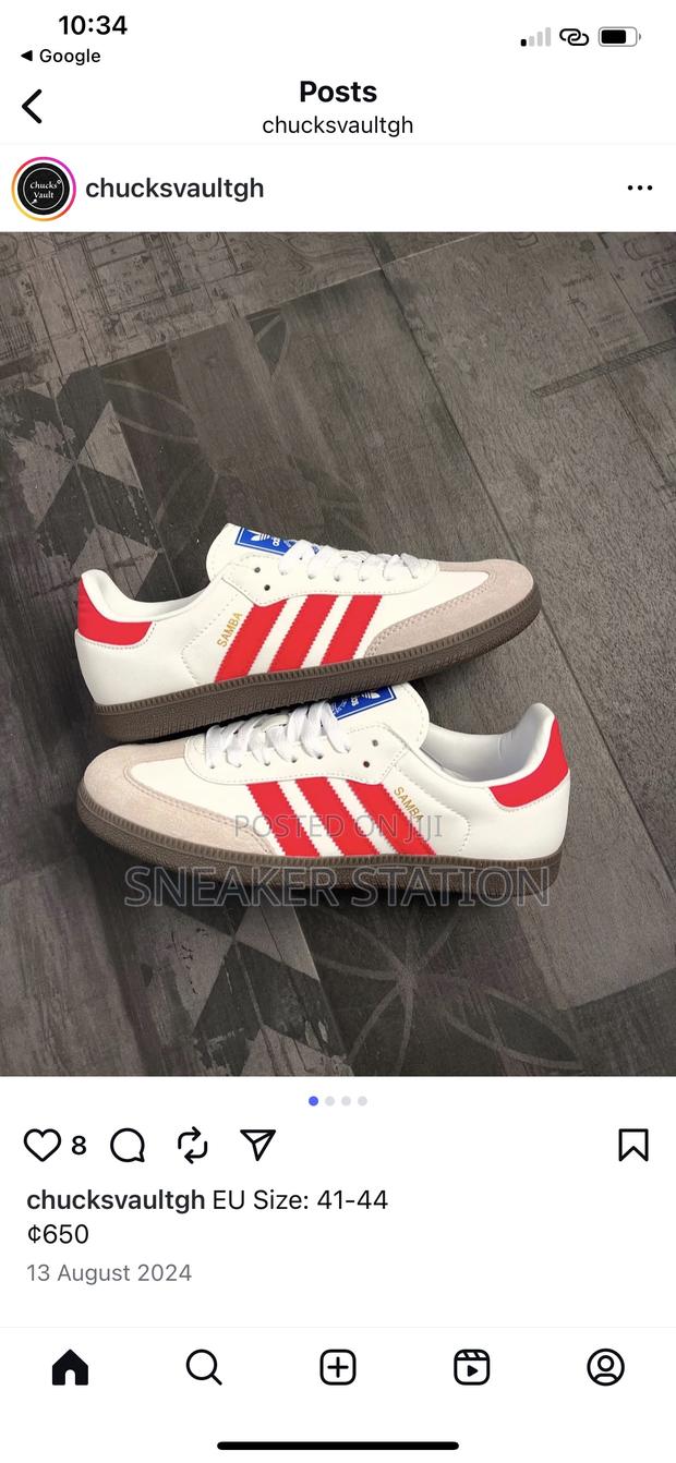 Adidas Samba White/Red · Photo 4