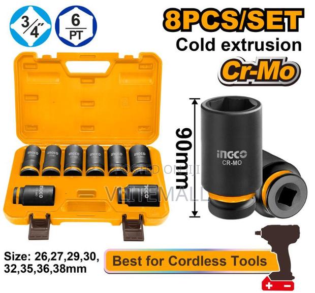 8 Piece Impact Socket Set · Photo 2
