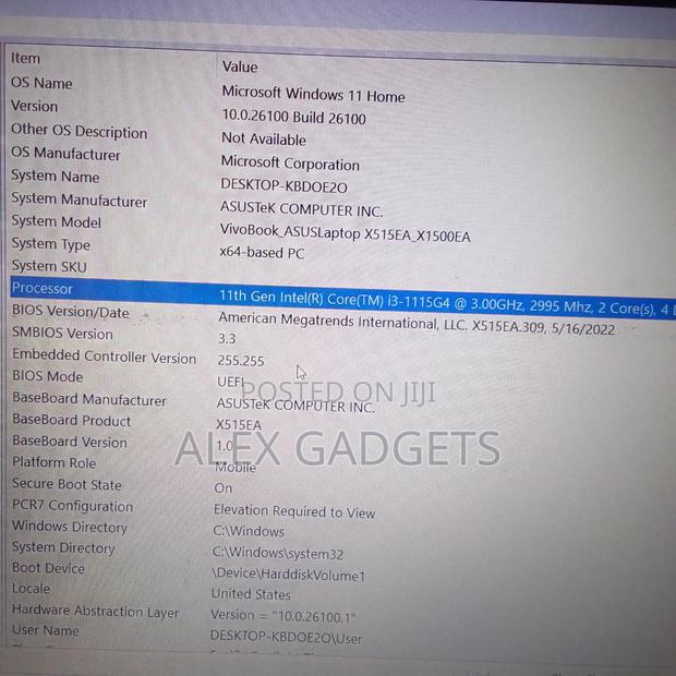 Laptop Asus 8GB Intel Core I3 SSD 256GB photo 3