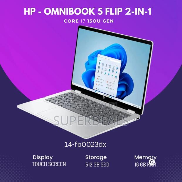 New Laptop HP OmniBook 5 Flip 14-fp0023dx 16GB Intel Core i7 SSD 512GB photo 4