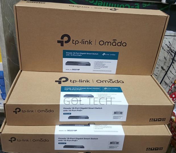 Tp-Link 16 Port Poe Gigabit Smart Manage Switch Omada 18-Port Sg2218p photo 2
